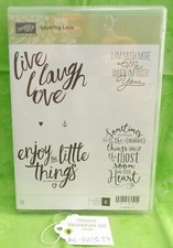 Stampin' Up Cling Stamp Set 141965 LAYERING LOVE