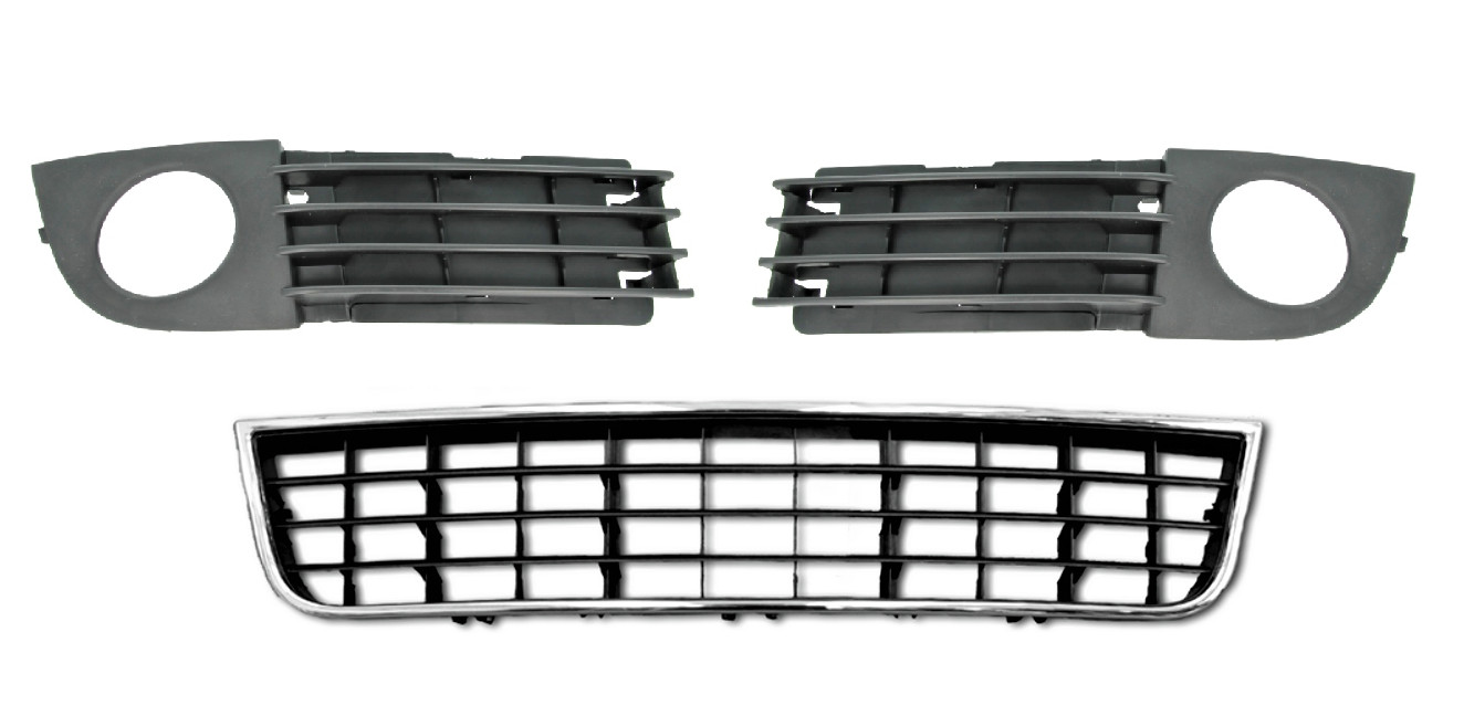 Grille de pare-choc pour rénovation carrosserie Audi A6 C5 millesimes 2001 à 2004 FL