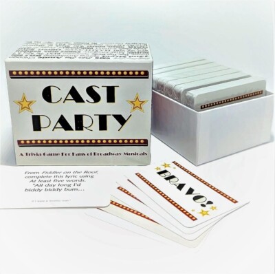 CAST Party! | A Broadway Musical Trivia Game for People Who Randomly Sing  *NEW*