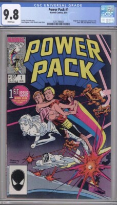 POWER PACK #1 CGC 9.8 1ST APPEARANCE WHITE PAGES | eBay
