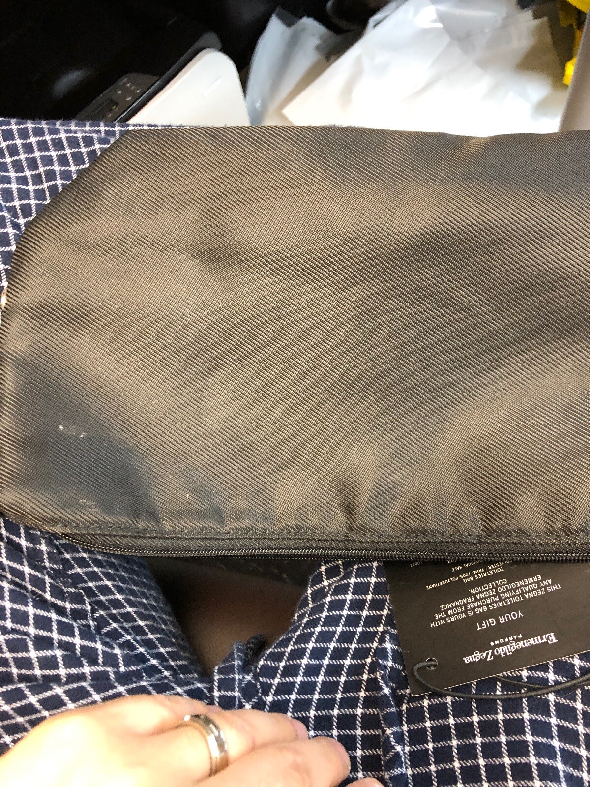 NWT ERMENEGILDO ZEGNA Parfums Men Travel Bag Travel Luggage Carry On