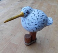 Witzige MöWe Auf Pfahl Maritimes Deko-Objekt Holz Handarbeit 20 Cm Inkl. Versand
