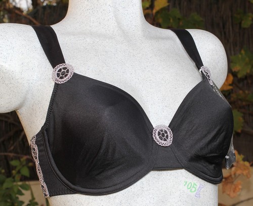 Soutien-gorge Coques Avec Armature Joanna+ De PIEGE - Taille 100C (85C EUR), Bleu, Neuf