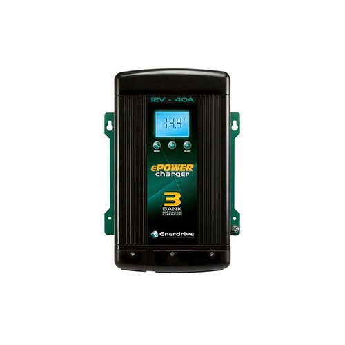 ENERDRIVE ePOWER EN31240 40A 12V SMART BATTERY CHARGER - 3 OUTPUTS! - Picture 2 of 3