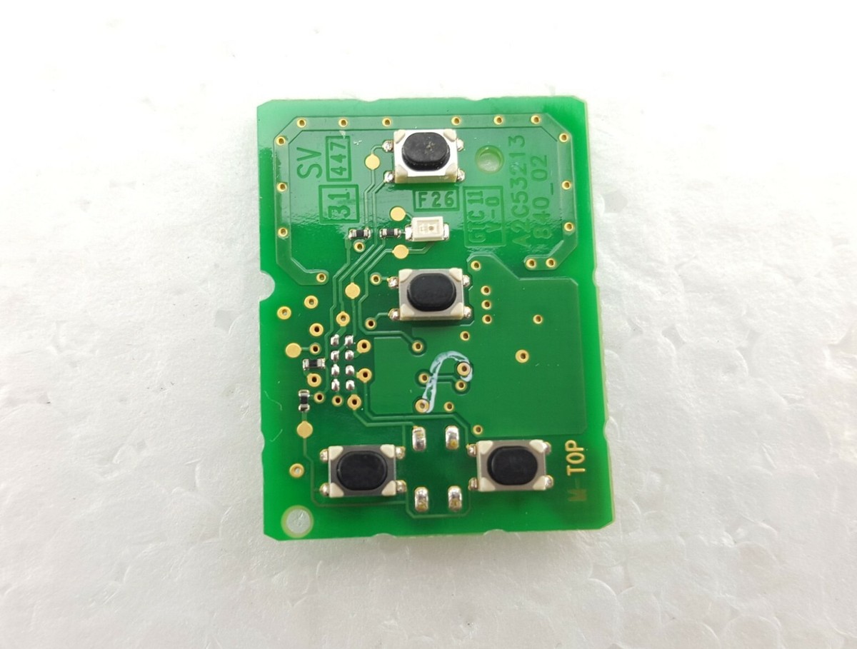 6E097 FS5108 02-04-10 CIRCUIT BOARD 動作保証 MAZDA 6 / RX8 4 BUTTON FLIP KEY CIRCUIT BOARD - SIEMENS 5WK49365D
