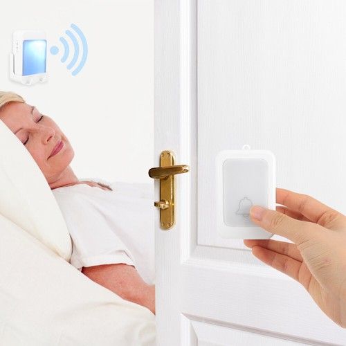 1 Set Pager For Elderly Emergency Personal Wearable Alert Button - Zdjęcie 9 z 12