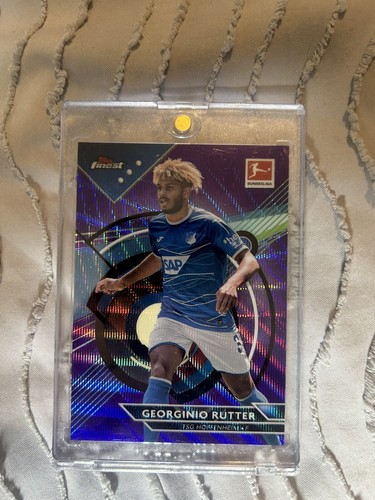Georginio Rutter - 22-23 Topps Bundesliga Chrome Hoff /250 Purple Mojo - Picture 1 of 2