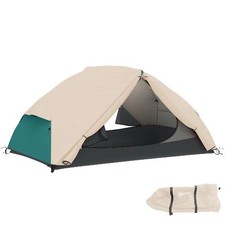 Tenda da Campeggio 2 Posti con 2 Porte 2 Finestre 2.8x2.25x1.1 cm VivaGarden