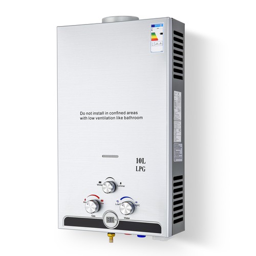 CO-Z 8/10/12/16/18L Gas Hot Water Heater Tankless LPG Propane Instant Shower - Picture 16 of 51