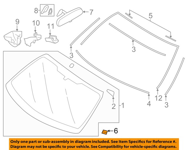 Toyota OEM Windshieldlower Seal SU00301895 for sale online eBay
