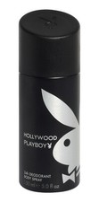 Hollywood Playboy 24H Deodorant Body Spray 5 oz / 150 ml For Men Brand New