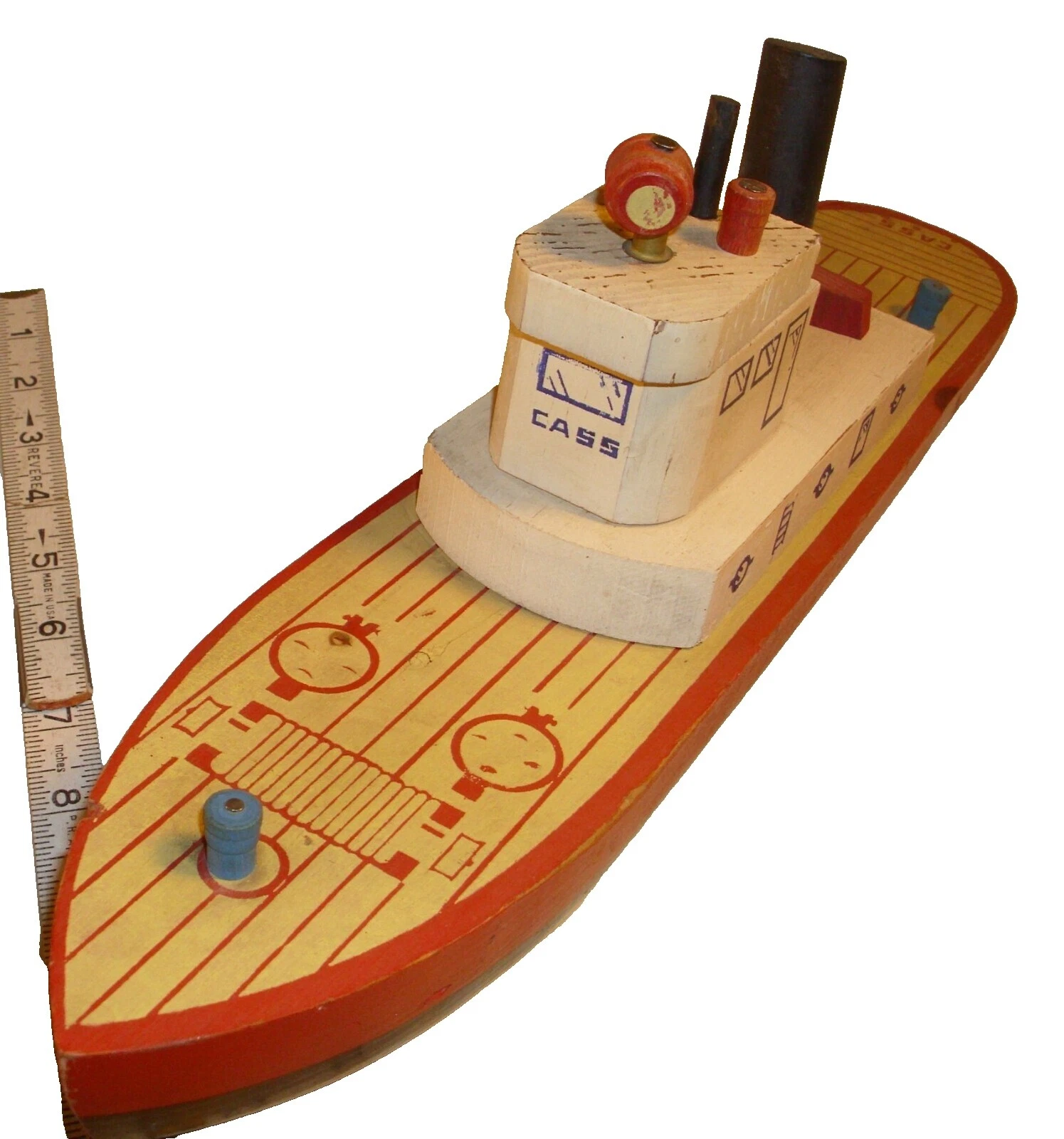 Barcos de Madeira Vintage Fabricação em metal fundido