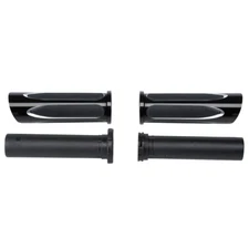 1" 25mm Handlebar Hand Grips Fit For Harley Touring Dyna Choppers Honda Suzuki