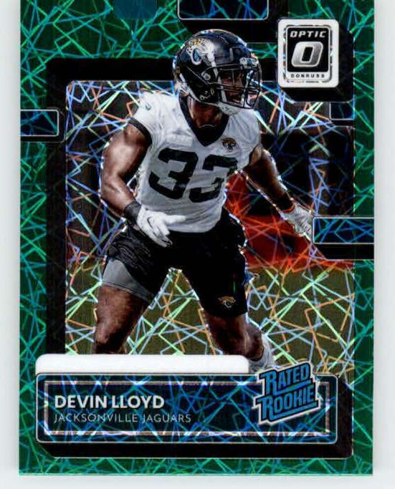 2022 Donruss Optic Rookies Preview Green Velocity #359 Devin Lloyd