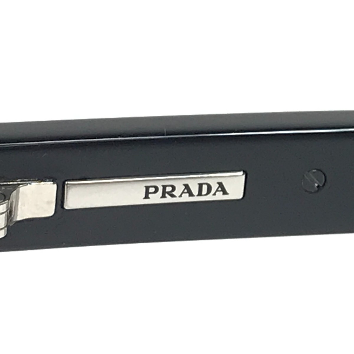 ◆PRADA◆ VPR22ZF 16K1O1 56 827938540591 Prada Eyeglasses Frames VPRA09-F 16K-1O1 Black Silver Square
