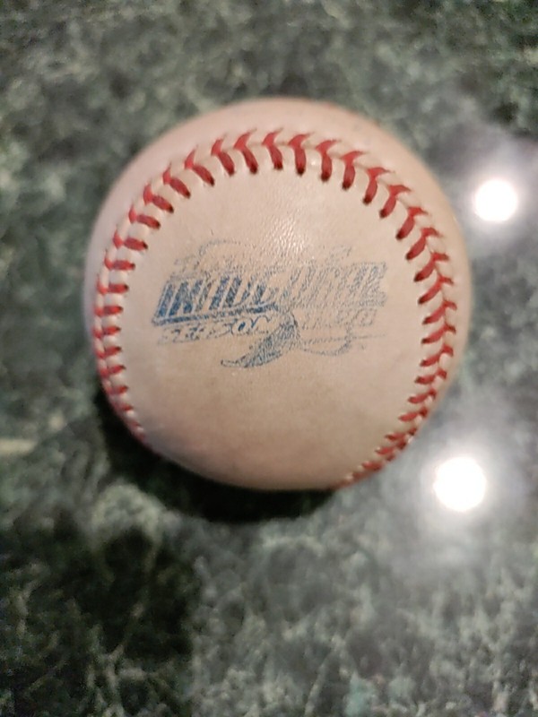 1998 TAMPA BAY DEVIL RAYS Inaugural Season Game Used Baseball 