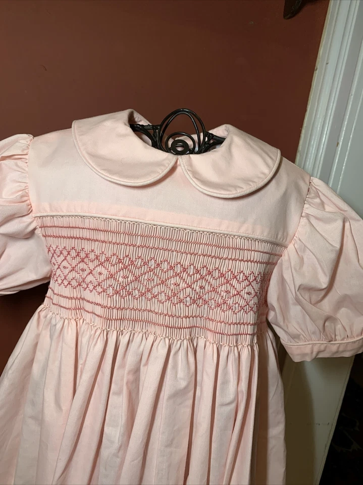 Vestido de Pascua a Verano 6 Rosa Personalizado Niñas Foto 2 de 4