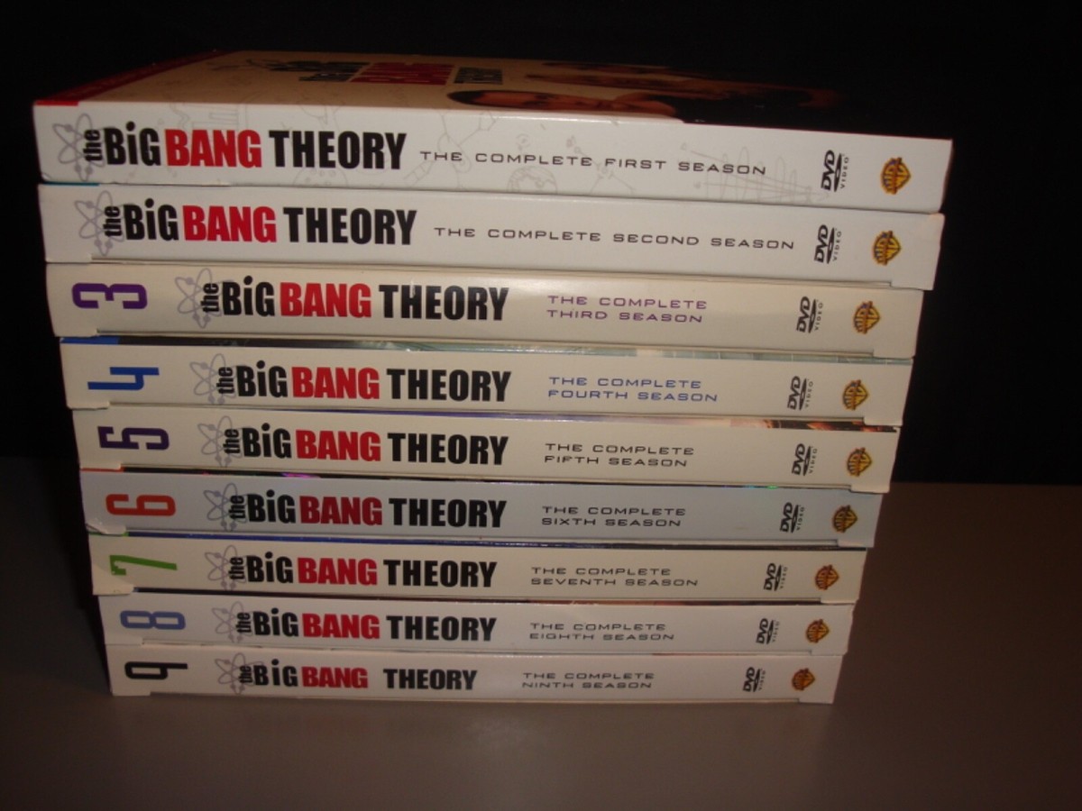 Big Bang Theory Seasons 1-9 TV Series DVD Lot Comedy Jim Parson