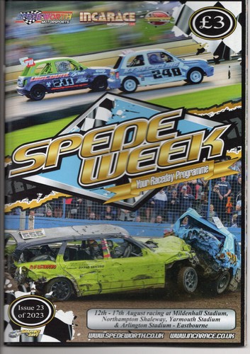 Spedeweek Spedeworth Incarace Mildenhall Stock Car programme multi listing 2023 - Picture 31 of 47