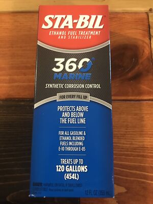STA-BIL 22285 360 Protection Ethanol Fuel Treatment and Stabilizer 12 Oz. 120 Ga