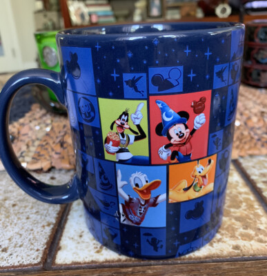 Walt Disney World Coffee Mug Disney Parks Pixar 2015 Characters Blue XL |  eBay