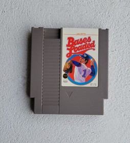Bases Loaded (Nintendo NES  1988) Video Game, W/Sleeve, Pre-owned, Tested. 