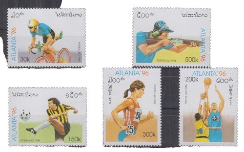 Laos 766-772,CTO.Michel 973-979. Olympics Seoul-1988.Discus