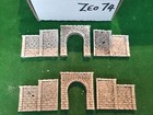 2x tunnel 4 walls n scale gauge rough stone Painted Stepped Wall Type Zeo74