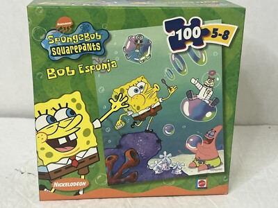Nickelodeon Spongebob Squarepants 100 Piece Puzzle New Sealed 15''x11.5''
