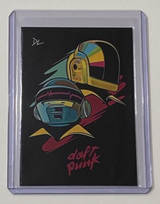 Daft Punk Limited Artist Signed  Electronic Music Icons  Trading Card 2/10