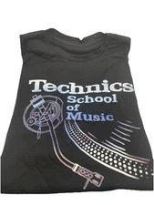 Technics School Of Music, Retro-Cool ..Throwback Repro T-shirt Size: Large