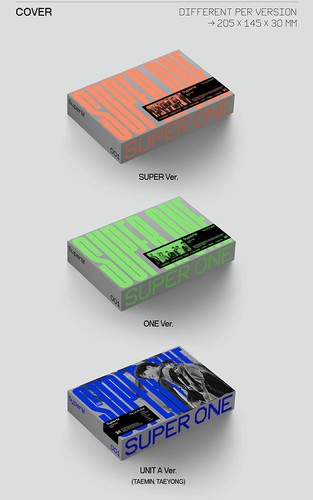 SUPERM SUPER ONE 1st Album SUPER CD+Photo Book+2Booklet+3 Card+6F.Poster SEALED - Bild 6 von 12