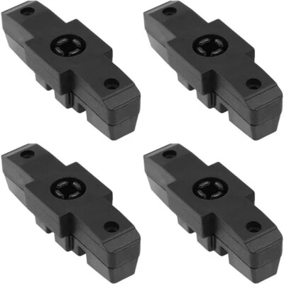 MARKENLOS 4 x Bremsgummi Bremsschuh Bremsbelag schwarz für Magura hydraulische Felgenbrems
