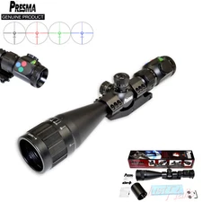PRESMA EX Rifle Scope 4-16x50 AOL Front AO RGB Ill RXR Reticle Lifetime Warranty