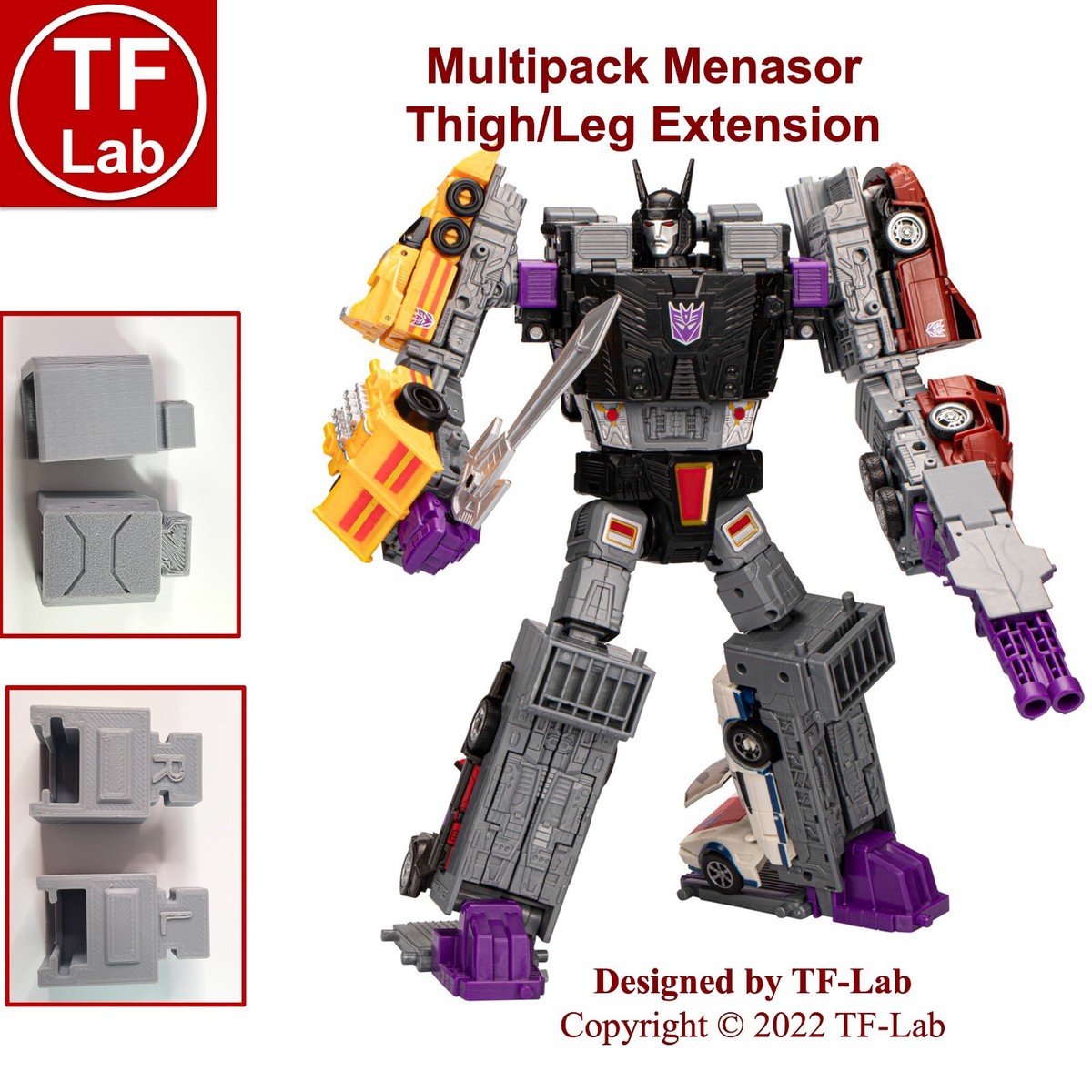 Leg Extension Upgrade Kit: Multipack Legacy Motormaster Menasor