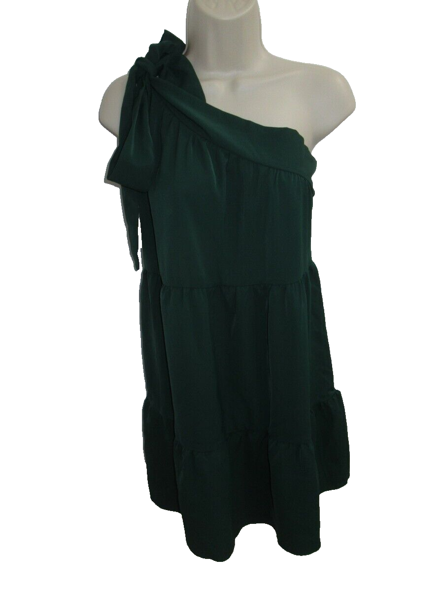 asymmetric tiered dress Marcella Women's Manhattan One Shoulder Midi Dress