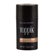 Toppik Hair Building Fibers Light Brown 0.42oz w/Free Nail File