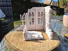 Warhammer Ruined Building Table Top Game Terrain - Role Playing Prop