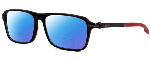 Lunettes de soleil remise polarisées Chopard VCH310 unisexe créateur BIFOCALES noir or gris 52 mm
