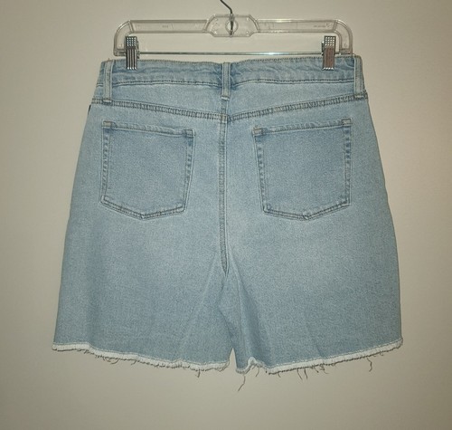 NEW GIRLS ART CLASS BLUE DISTRESSED CUTOFF JEAN SHORTS SIZE XXL 18 - Picture 2 of 2