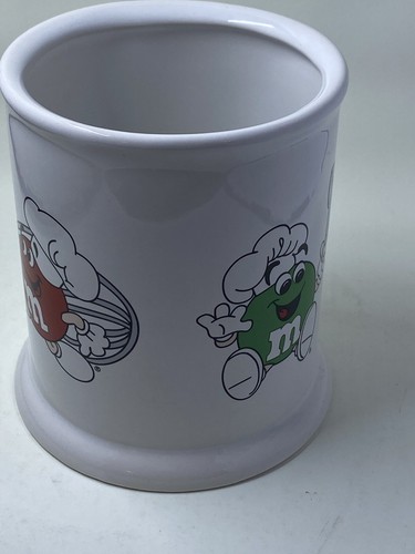 M&M Mars 1996 Ceramic Cup Kitchen Utensil Holder Advertisement Collectible - Picture 5 of 8