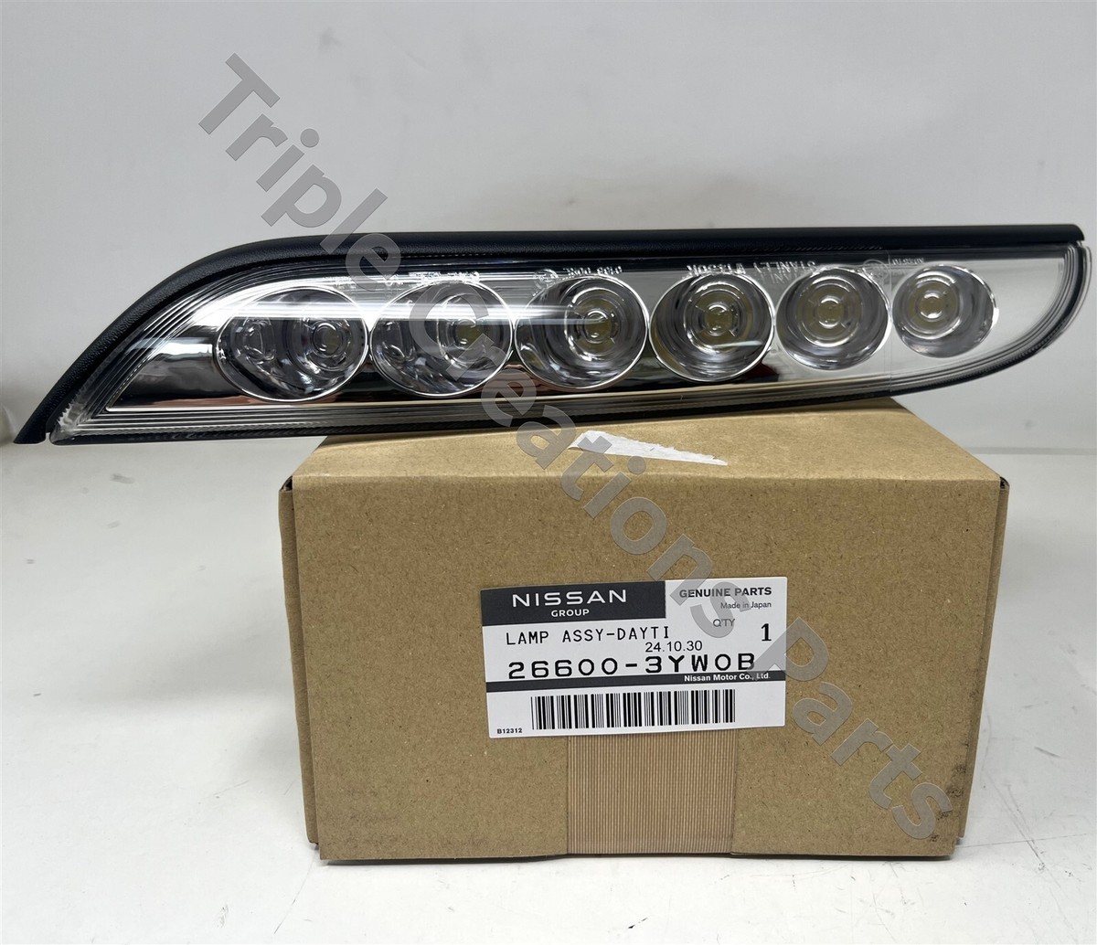 Genuine Nissan 26600-3YW0B Lamp Assy-Daytime Running RH 266003YW0B