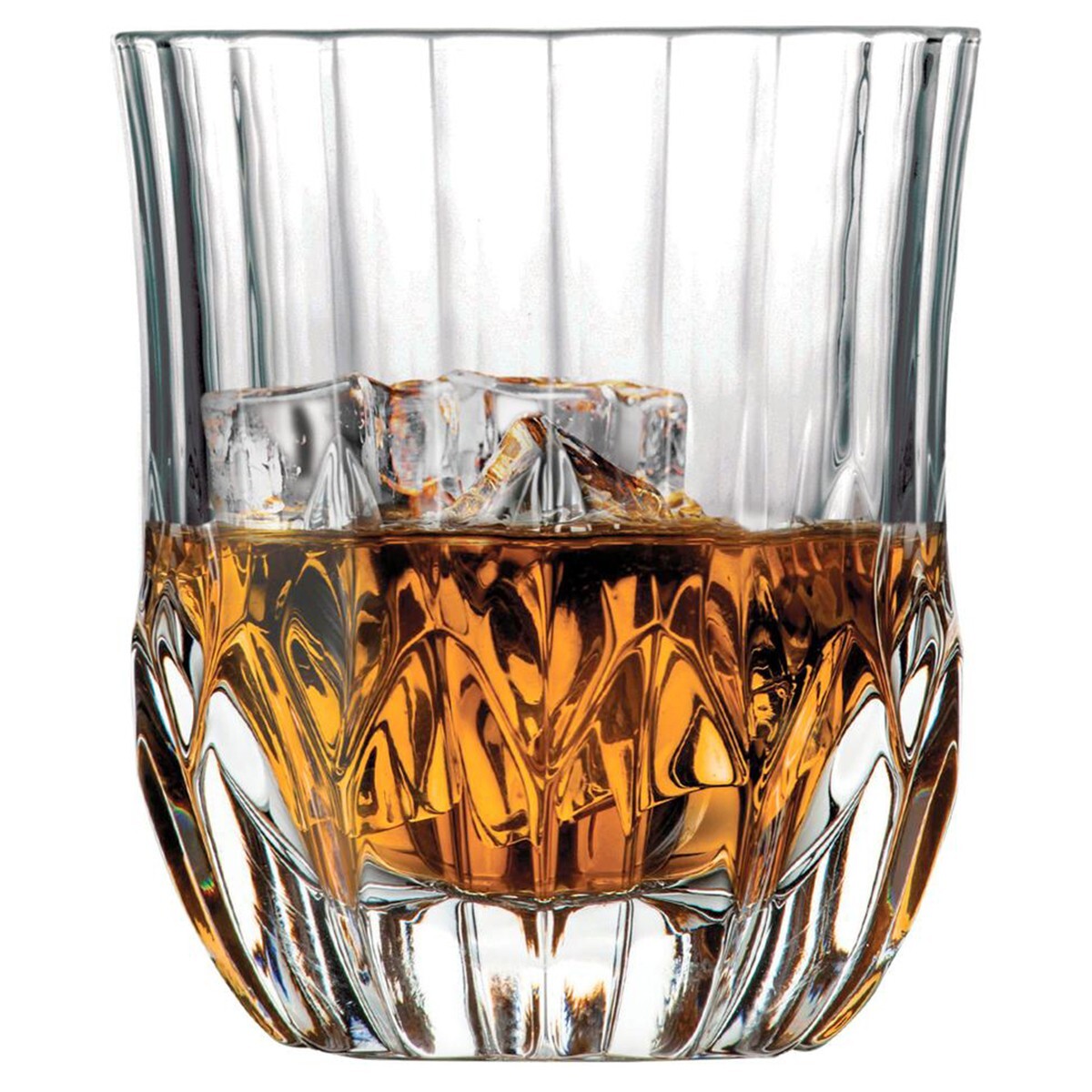 Set 6 Pz. Bicchieri Grandi in Vetro da Tavola Adagio Dof Rilievo...