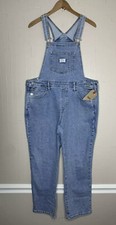 Levi's Strauss Red Tab Two Horse Brand Work Denim Jean Overalls Women's Size 24