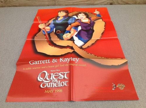 1998 Quest For Camelot Original Movie House Full Sheet Poster