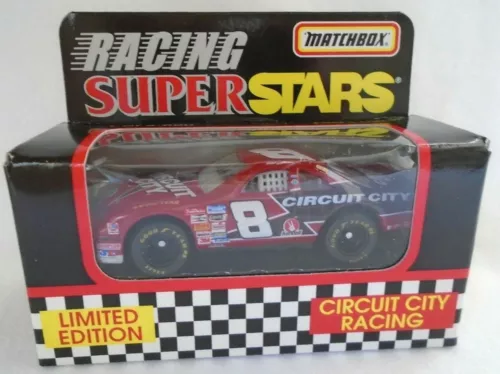 Matchbox NASCAR Racing Superstars Hut Stricklin #8 Circuit City 1:64 Diecast