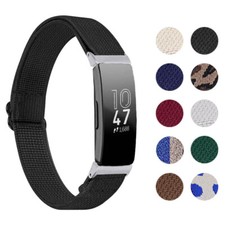 StrapsCo Adjustable Elastic Nylon Watch Strap for Fitbit Inspire  Inspire HR