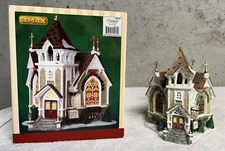 Seaside Little River Church Chapel 2004 Harvest Crossing Christmas Village Lemax