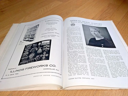 1937 THE AMERICAN LEGION YEARBOOK - INDIANA CONVENTION Terre Haute Indiana - Picture 8 of 12