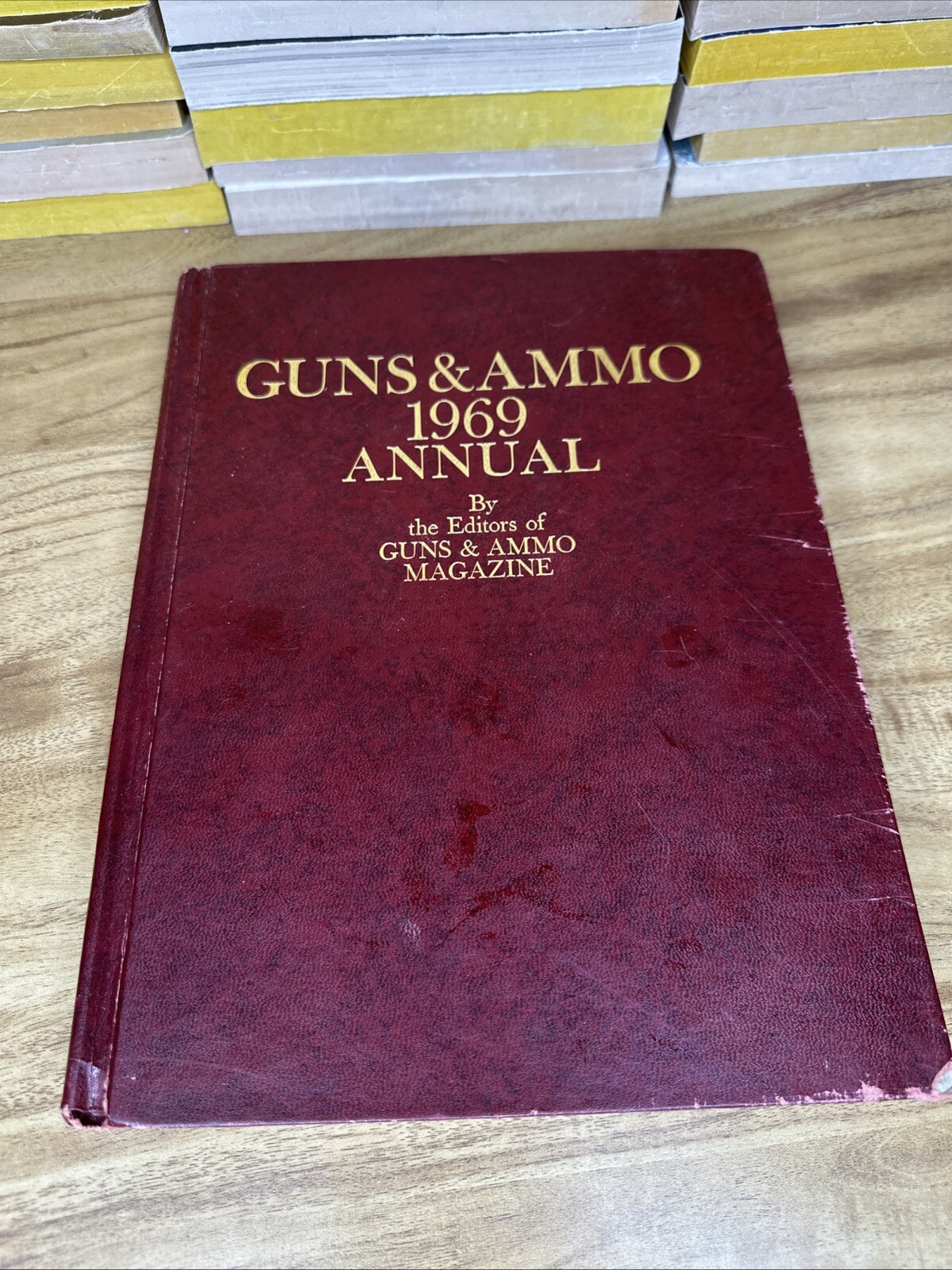 1969 Guns & Ammo Annual Hardcover Book Featuring Rifles & Pistols-image